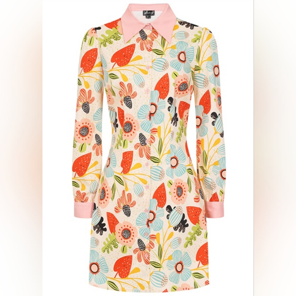 Annabell Songbird Floral Dress - Vintage Inspired